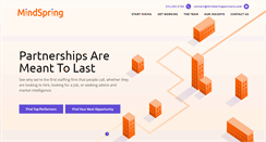 Desktop Screenshot of mindspringpartners.com
