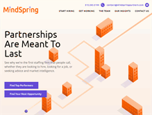 Tablet Screenshot of mindspringpartners.com